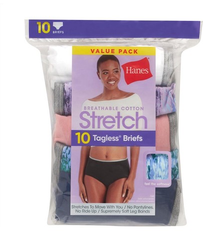 Hanes women 10pk breathable - 10pk,